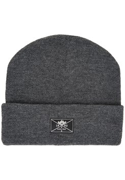 Mikk-Line Plain knit hat - Antrazite